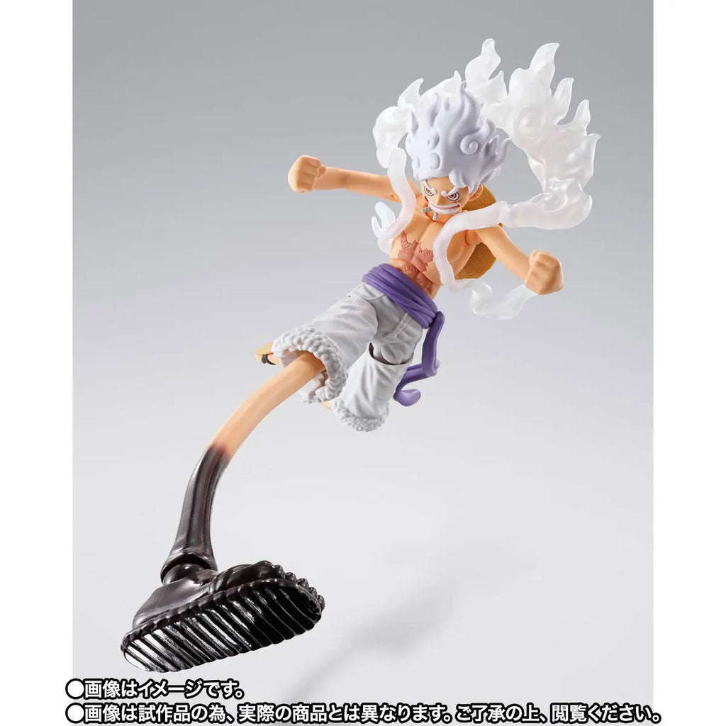 Original BANDAI SHF ONE PIECE Monkey D. Luffy Nika PVC Anime Figures Action Figure Model Toys Christmas Gift