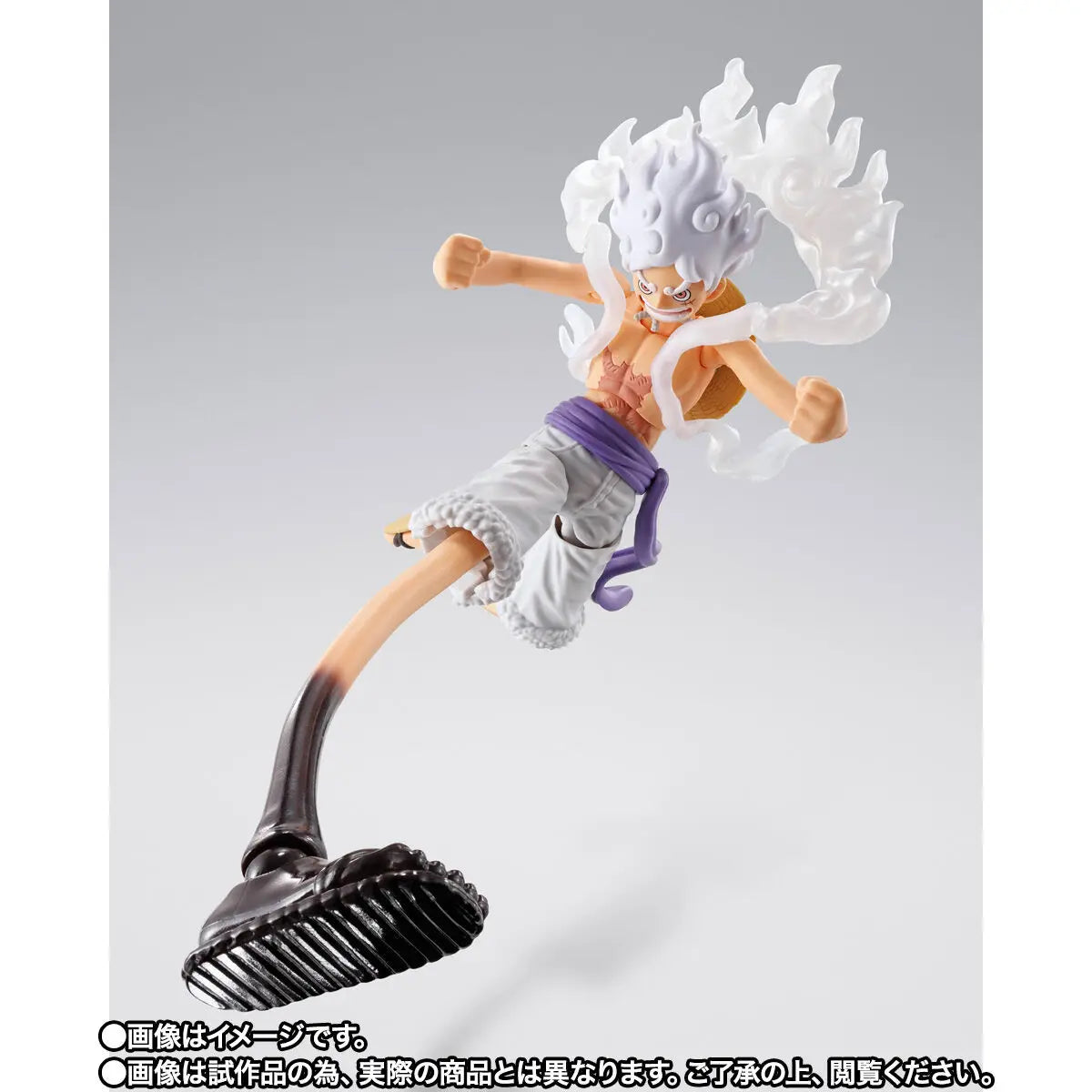 Original BANDAI SHF ONE PIECE Monkey D. Luffy Nika PVC Anime Figures Action Figure Model Toys Christmas Gift