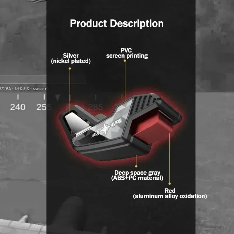 S8 4 Fingers Universal Mobile Phone Game Trigger Aim Shooting L1 R1 Key Button for IOS Android PUBG Gamepad Joystick Controller
