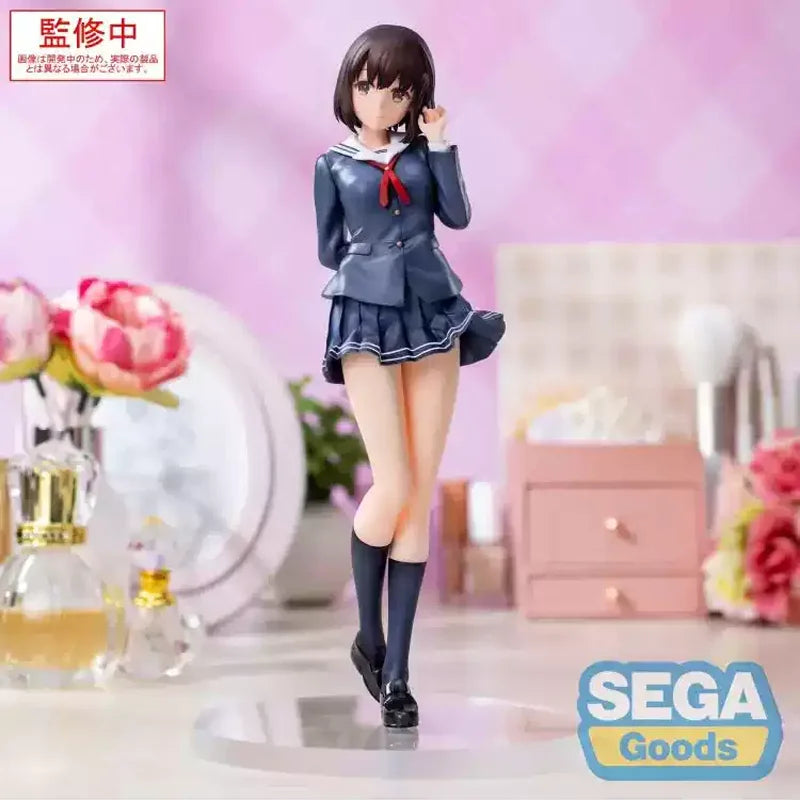 Genuine Sega Saekano:how To Raise A Boring Girlfriend Fine Luminasta Kato Megumi Uniform Style In Stock Original Figure Model