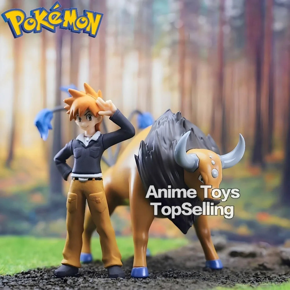 Anime Pokemen Figure Tauros Action Figures Pvc Statue Desktop Ornamen Collection Model Toys Gifts 6-7cm
