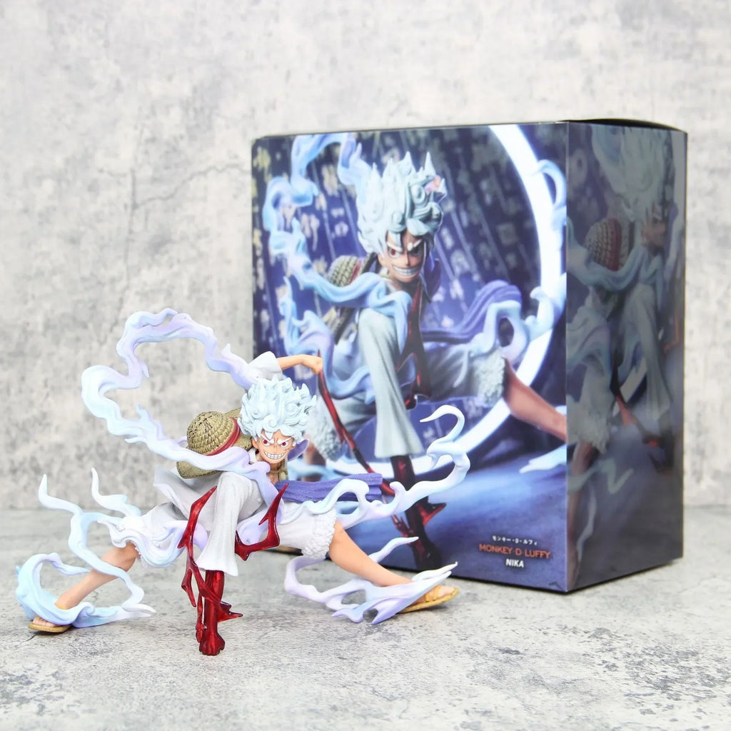 18 см аниме фигурка парче фигурка Луфи фигурка Бог на слънцето Ника Луфи Gear 5 екшън фигурки играчки колекционерски фигурки подаръци за рожден ден