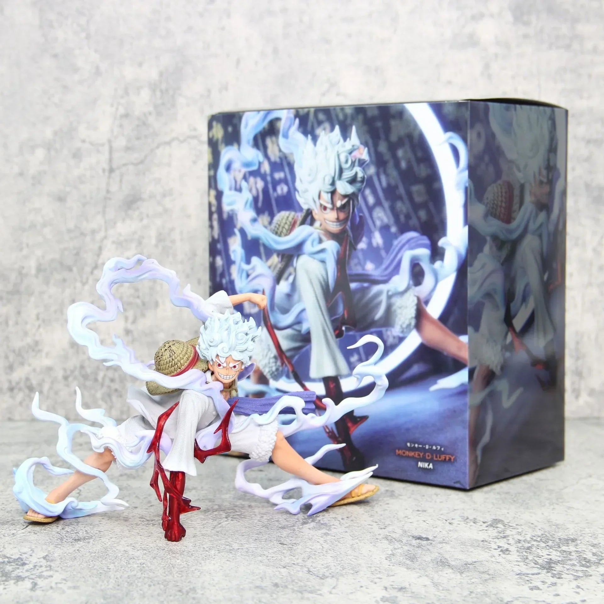 18 см аниме фигурка парче фигурка Луфи фигурка Бог на слънцето Ника Луфи Gear 5 екшън фигурки играчки колекционерски фигурки подаръци за рожден ден