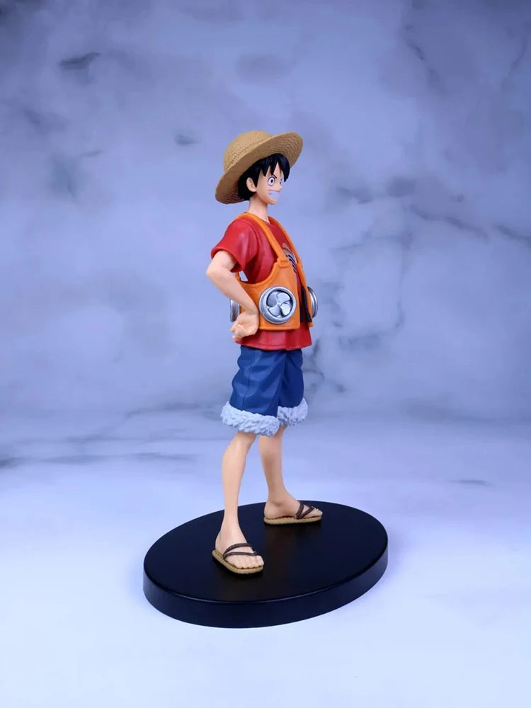 Anime One Piece Film RED DXF The Grandline Men Monkey D Luffy PVC Actionfigur Sammlermodell Spielzeug
