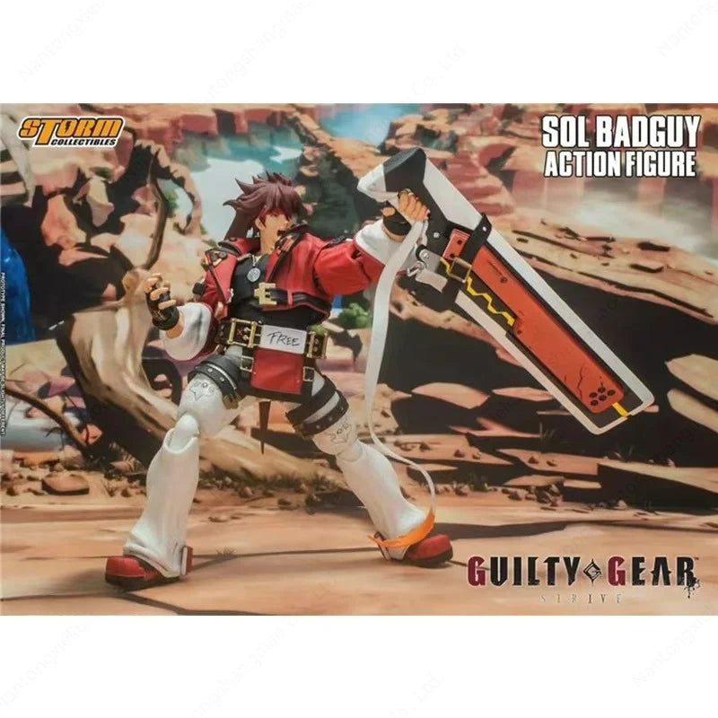 Original Storm Toys Sin Equipment Sol badguy In Stock Anime Action Collection Figures Model Toys