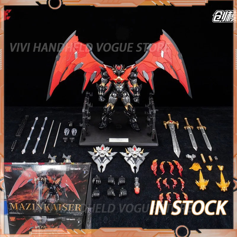 In Stock TRON Model-kit MAZINKAISER  Assemble Movability Model Toys With Alloy skeleton