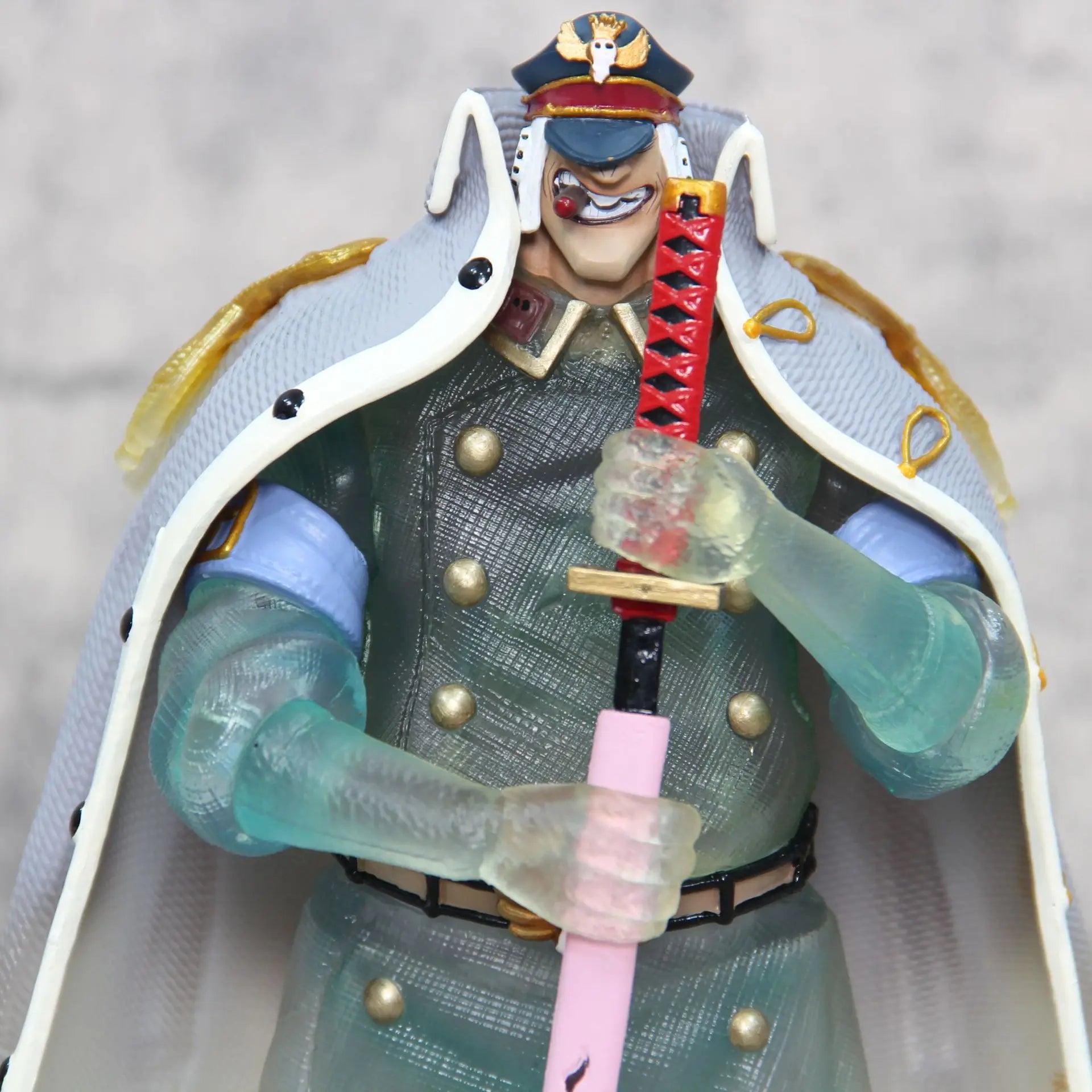 30cm New ONE PIECE Anime Figure Shiryu Peripheral PVC Model Scene Statue Desktop Decorate Ornaments Kids Christmas Gifts Toys