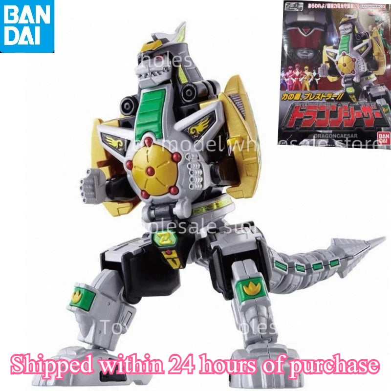 In Stock Original Genuine BANDAI SMP Mighty Morphin Power Rangers Megazord Dragonzord Titanus Ver. PVC Anime Action Figures  Toy
