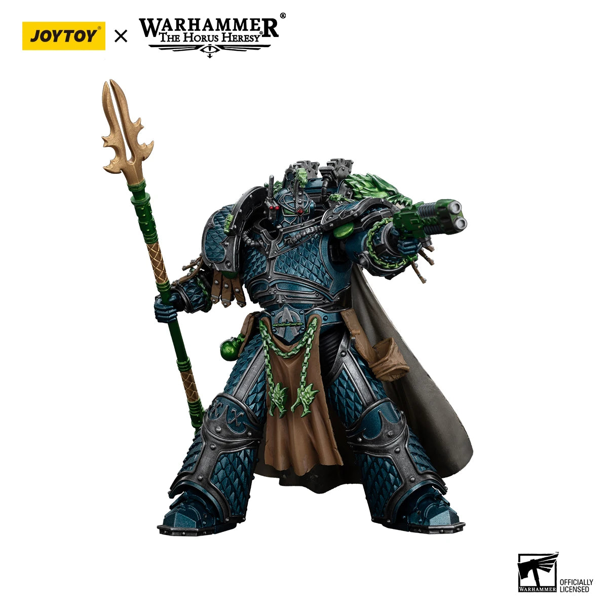 [НАЛИЧНОСТ] JOYTOY Warhammer 30K 1/18 Екшън фигурки Алфа Легион Алфарий, Примарх на XX-ти легион Модел играчка за момче