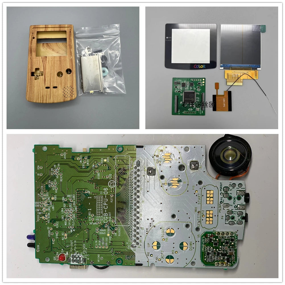GBC New Casing and Original Motherboard 2.6 Inch LCD Display Screen for GAMEBOY COLOR GBC IPS LCD Retro Handheld Game Console