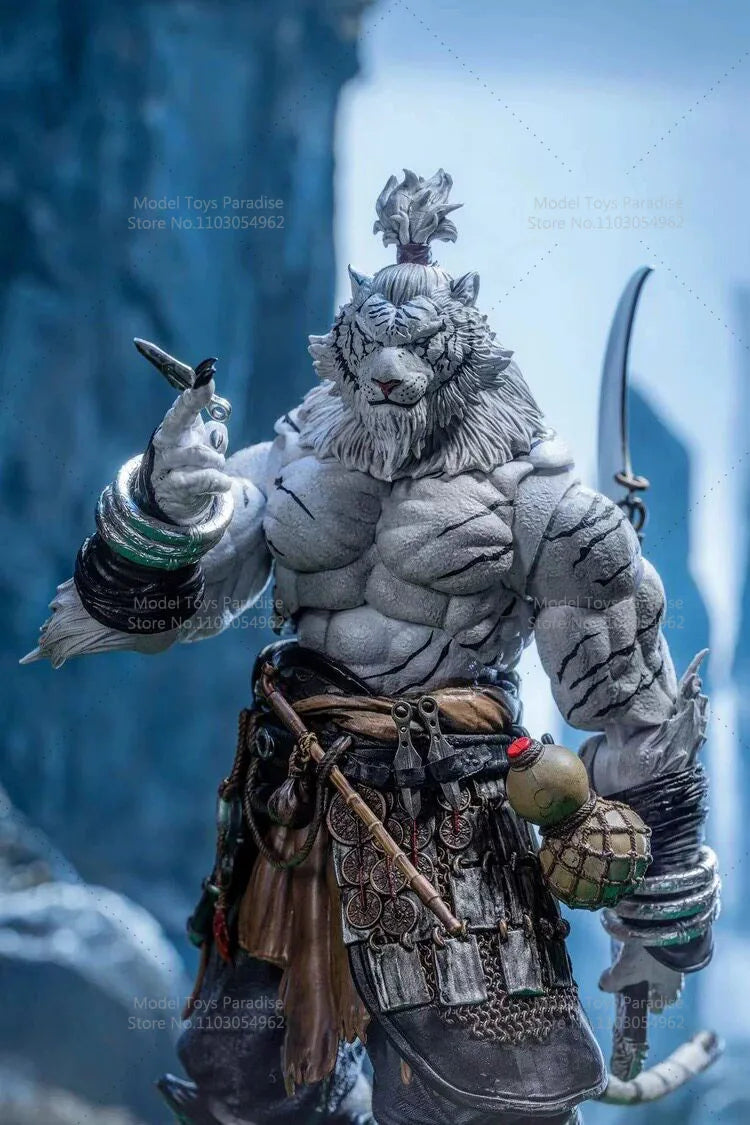 Maestro Union 1/12 Collectible Toys Hermit Old Man White Tiger variant Color Ver. Fury Planet Soldier 22CM Action Figure Model