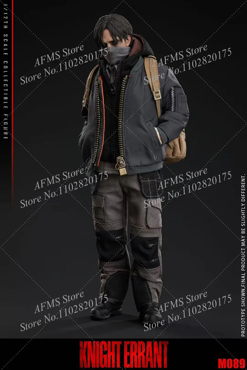 Manipple Studio M089 1/12 Men Soldier Knight Errant Robert Pattinson Bat Hero Full Set 6Inch Action Figure Dolls Model