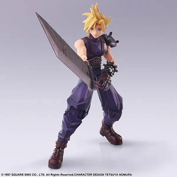 SQUARE ENIX SE BRING ARTS No Box Cloud Strife Action Figures Final Fantasy7 Anime Plastic Model Gifts for Boys Toys for Boys