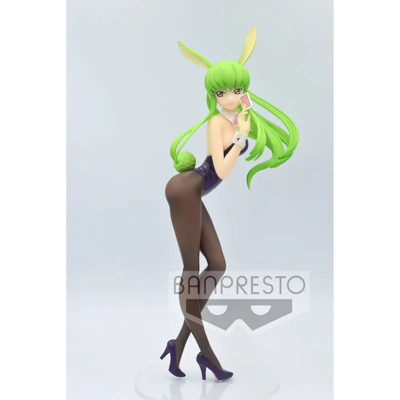 In Stock Bandai Original Genuine Banpresto Code Geass Hangyaku No Lelouch C.C. Espresto Fluffy Materials 22cm Model Toy Figures