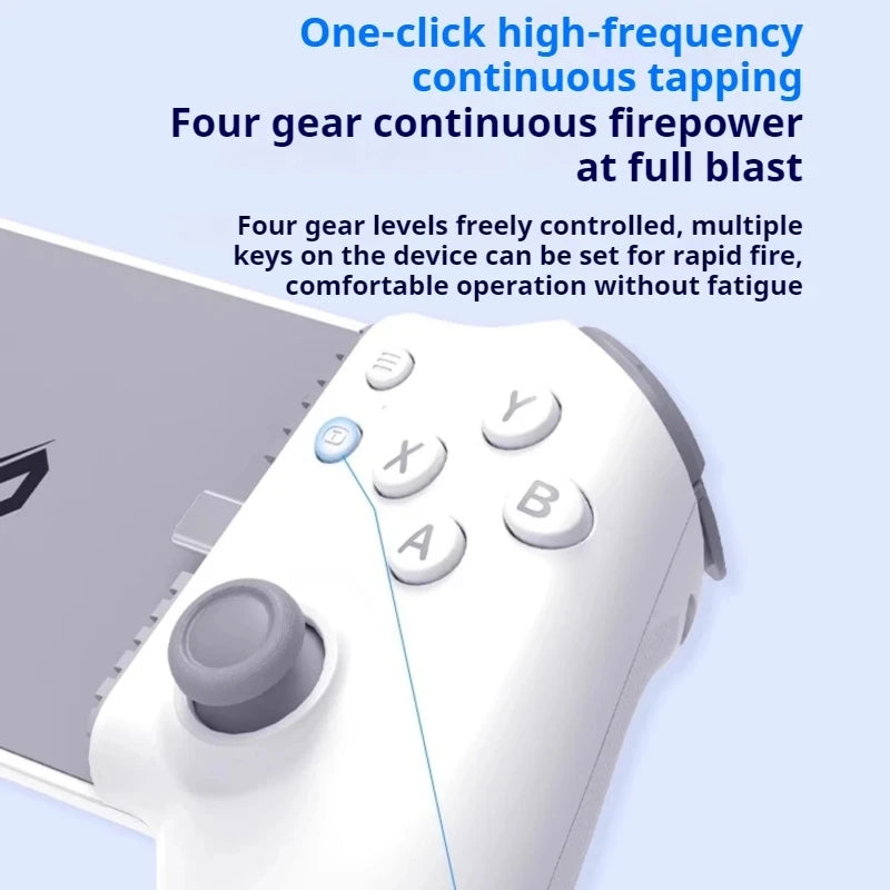 MEMO S3 Mobile Game Controller Heatsink Ergonomic 1000Hz Return Rate Hall Linear Trigger Dualmode Endurance Kaihua Micro Motion