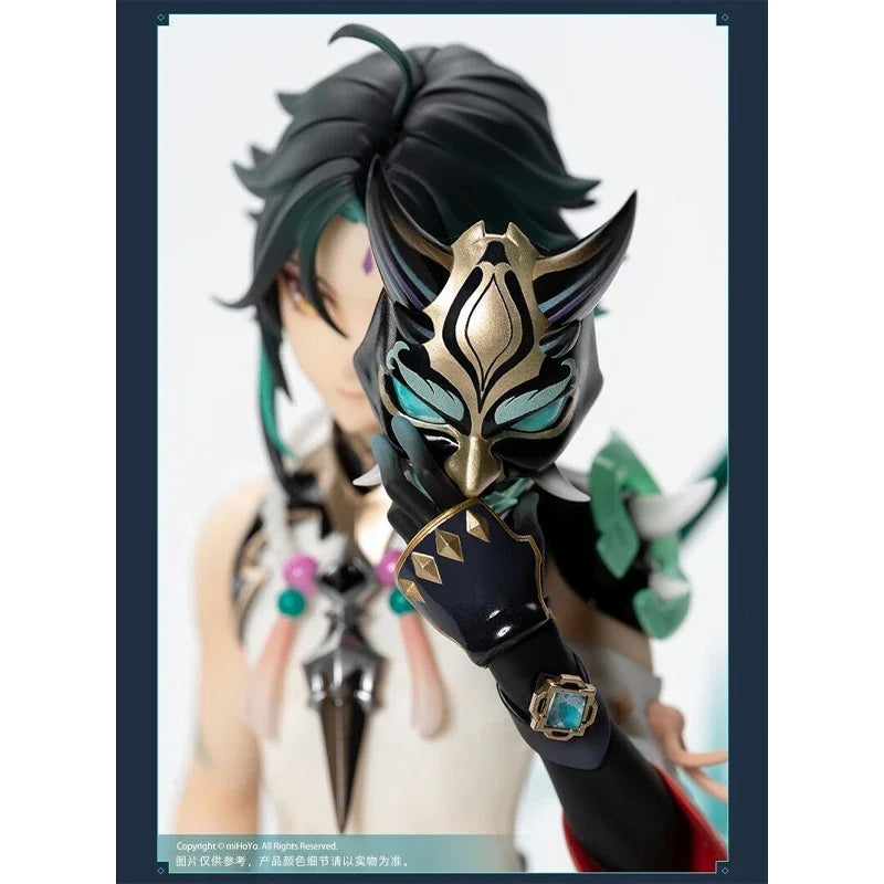 In Stock Original APEX-TOYS MiHoYo Genshin Impact Vigilant Yaksha Xiao 27CM 1/7 PVC Game Anime Figure Boxed Model Doll Statuette