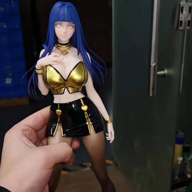 In Stock Hinata Hyuga Adult Figure Anime Character Collectible Model Trendy Toy Desktop Ornament Decoration Boy Birthday Gift