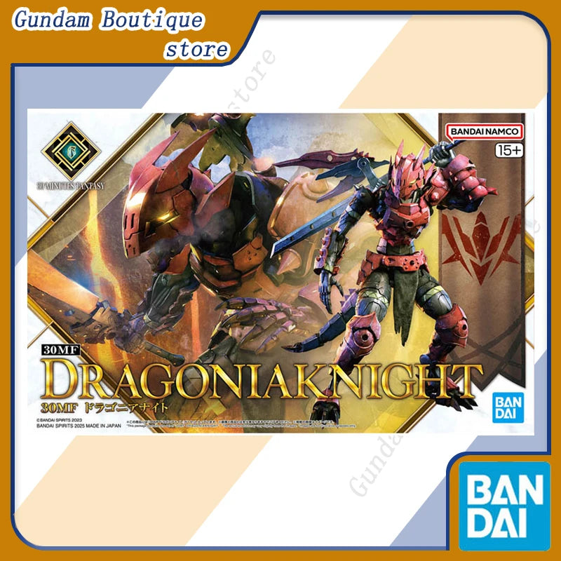 Bandai Genuine 30MF DRAGONIAKNIGHT Anime Action Figure Collectible Assembly Model Toys Ornaments Gift Children Christmas Kid
