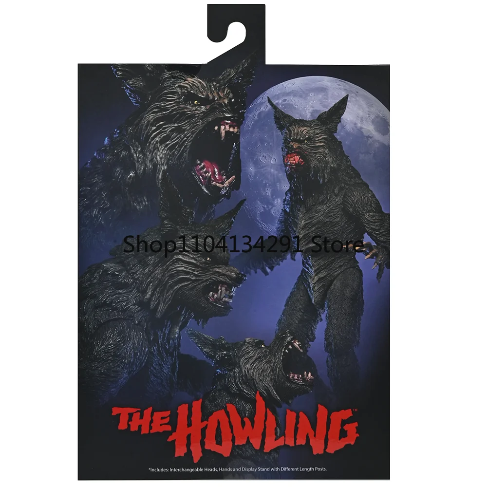 Original NECA 05100 The Howling Deluxe Edition Werewolf 9-Inch Articulated Action Figure Collectible Toy Birthday Gift