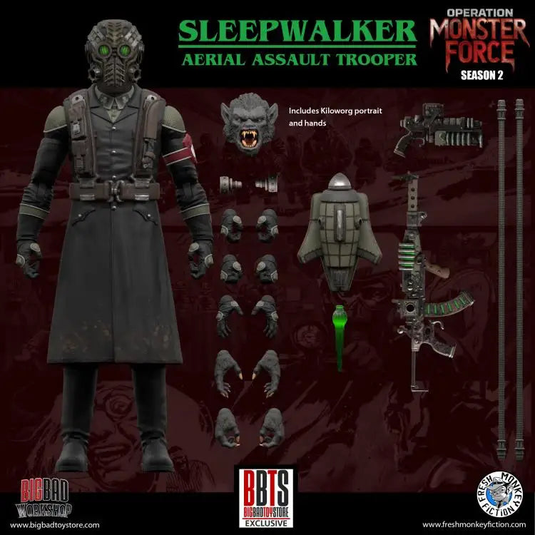Genuine 16cm Fresh Monkey 1/12 Monster Force Season 2 Sleepwalker Customized Donner 6 Inch Collectible Model Toy Action Figure