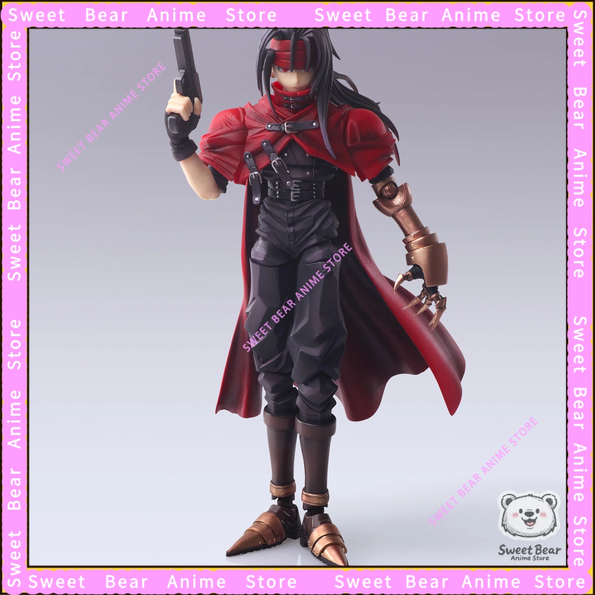 Square Enix Final Fantasy VII BRING ARTS Vincent Valentine Action Figure Anime Model Trendy Toys Desktop Doll Collectibles