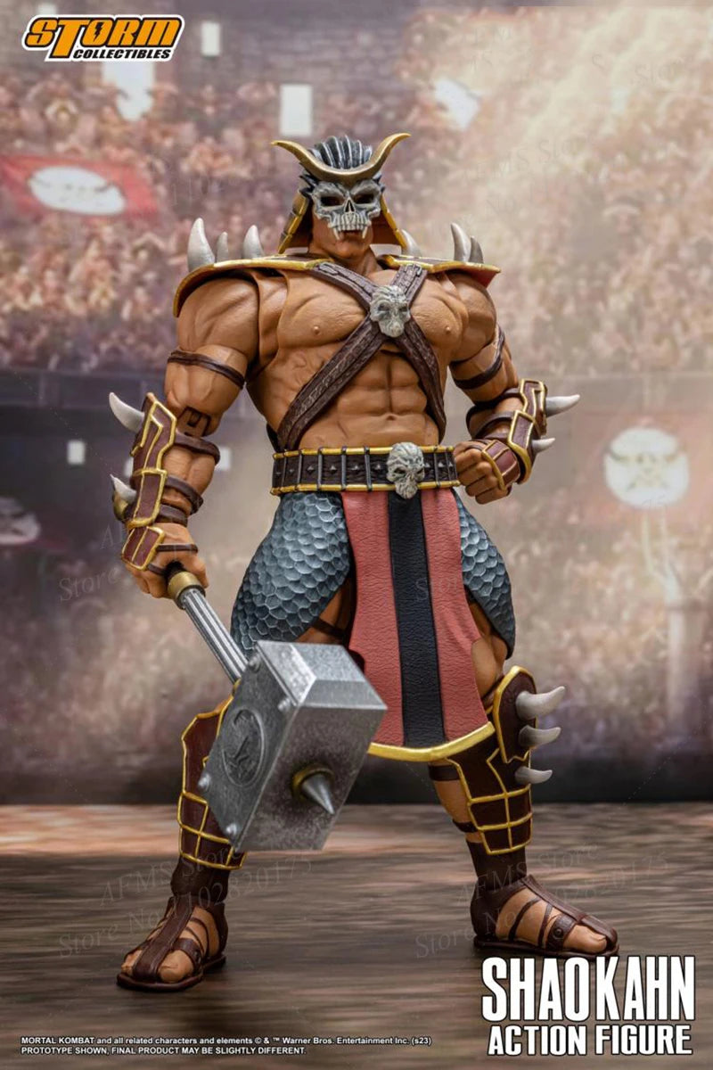 Storm Toys 1/12 Scale Scale Collectible Figure Shao Kahn Fighting Games Final Boss Full Set 6Inch Men Soldier Action Figure Body