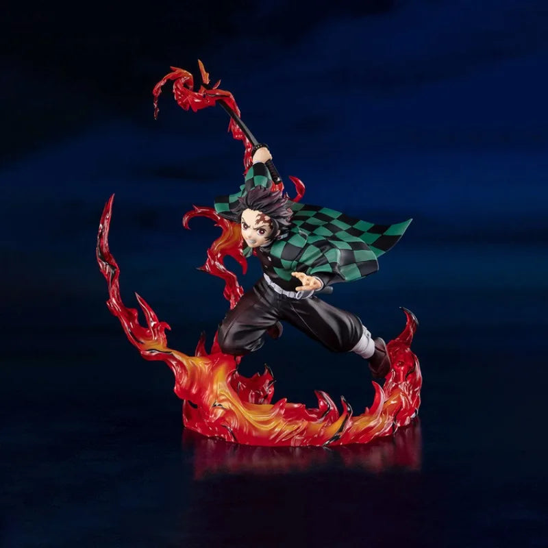 In Stock BANDAI Original Figuarts ZERO Demon Slayer Kamado Tanjirou Nezuko Anime Figures Birthday Present The Best Gifts for Kid