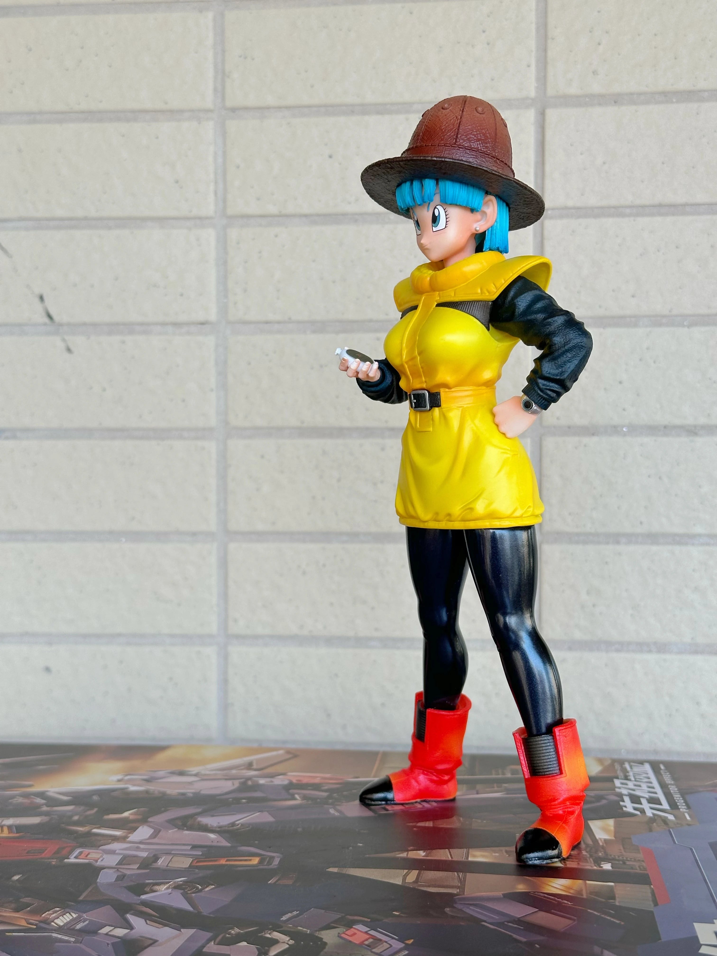 23 см Dragon Ball Z Аниме Фигурка Bulma Фигурки 2 Глави Смяна на Ръка Фигурка PVC Статуя Модел Кукла Колекционерска Украшение Играчка Подаръци