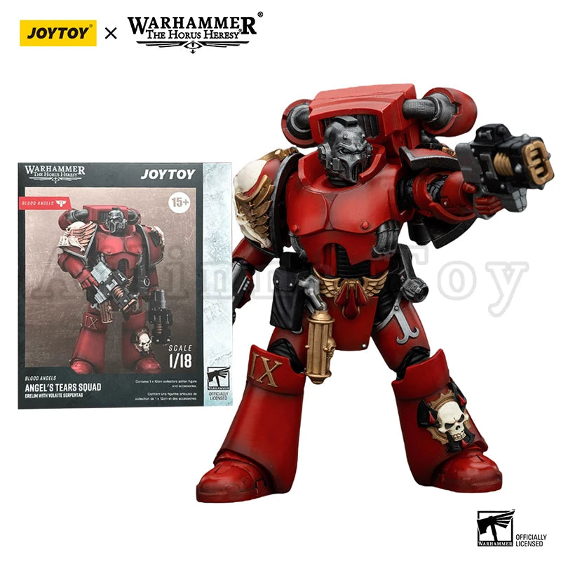 JOYTOY 1/18 Action Figure The Horus Heresy Blood Angels Angel's Tears Squad Legion Praetor in Tartaros Terminator Armour
