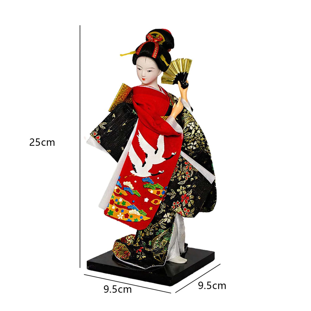 Japanese Geisha Kimono Doll Geisha Figurine Store Cabinet Living Room Decoration Desktop Figurine Ornament