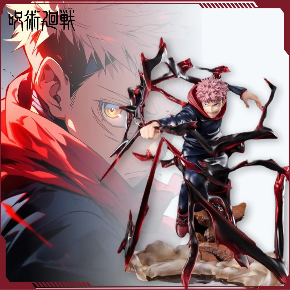 Jujutsu Kaisen Figur Itadori Yūji Gojo Satoru Anime Figur 18 cm PVC Action Statue Modell Puppe Zimmer Decora Sammlung Spielzeug geschenke