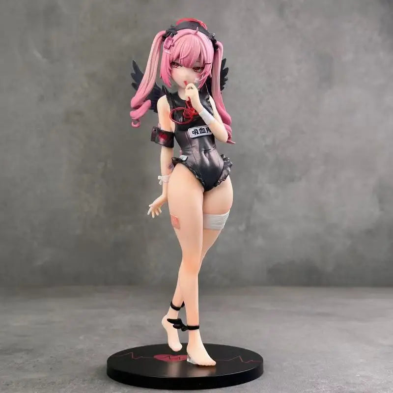 26cm Tsukuyomi Riko Trainee Nurse Bibi Buttons Girls Toys Chinese Anime PVC Action Figure Toy Game Collection Model Doll