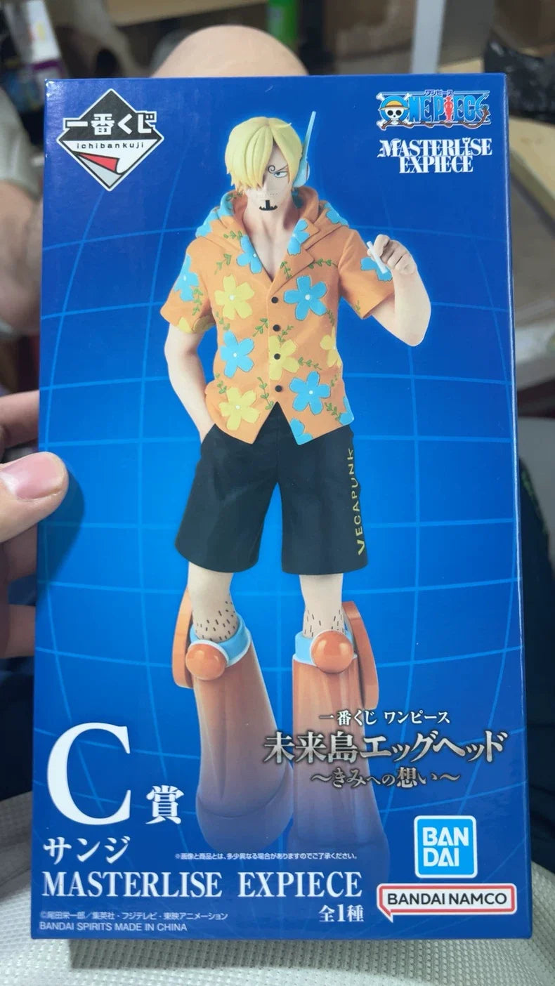 Original Genuine Model Bandai Ichibankuji One Piece Miraijima Egghead My Feelings for You Figure Anime Figurine Toys Gifts