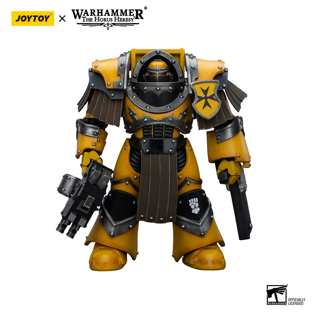 [IN STOCK] JOYTOY Warhammer40K 1/18 Action Figures Imperial Fists Legion Cataphractii Terminator Squad Model Boys Gift
