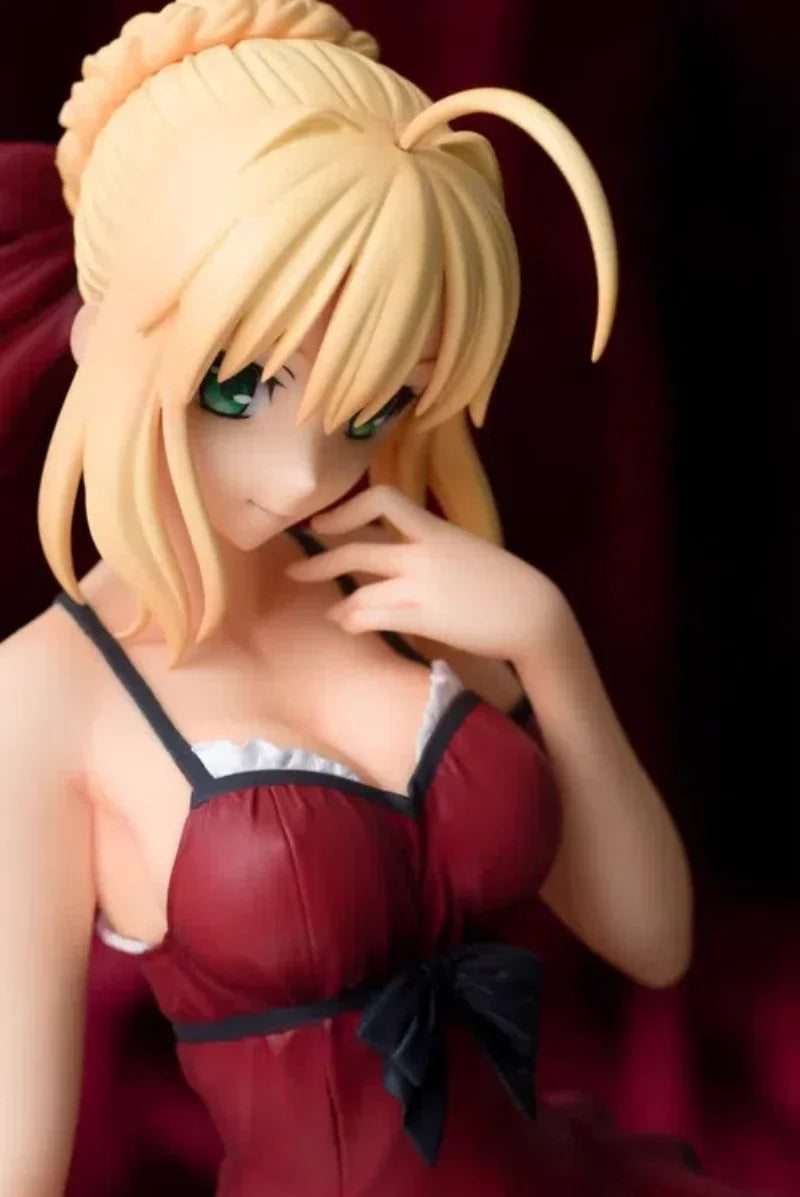 Anime-Spiel Fate/Extra Saber Nero Claudius Figuren aus Resin GK DIY Anleitung Weiß Montage Modell Statue Spielzeug Puppe Sammlerstücke Geschenke