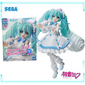 SEGA Original Genuine Vocaloid Luminasta Hatsune Miku Series Cinnamoroll White Dress Ver 19cm Collections Model Toy Figures Gift