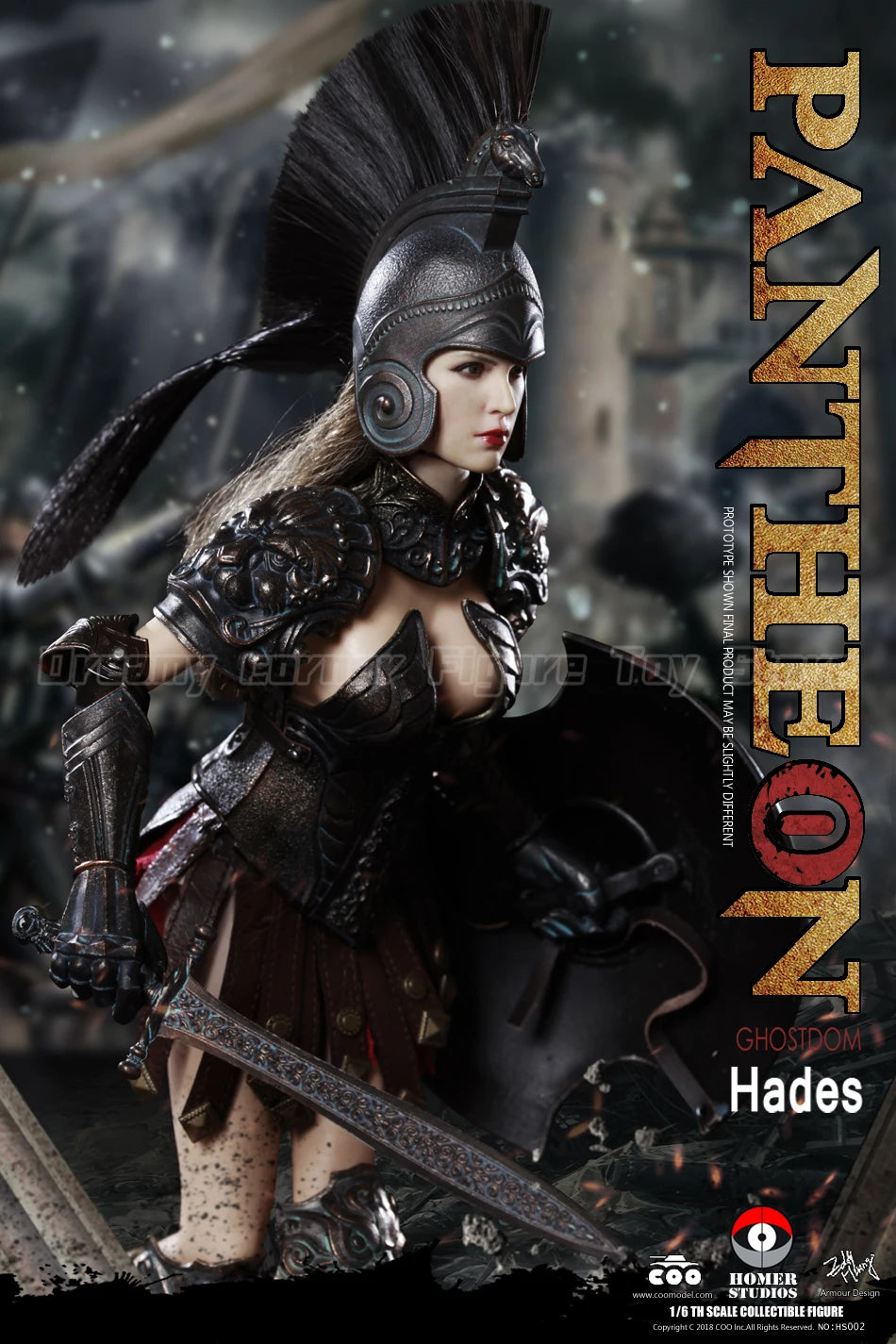 【In Stock】Original COOMODEL HOMER HS002 PANTHEON HADES GODDESS OF UNDERWORLD 1/6 Action Figure Model Collection Toy
