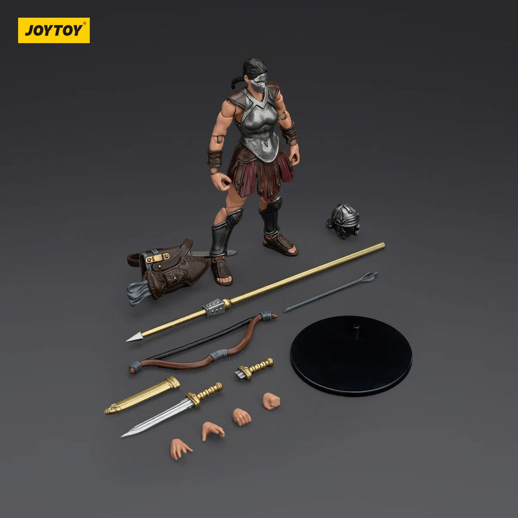 JOYTOY Strife Roman Republic Legionary Light Infantry Bow and Arrow Female Action Figure Doll Model Gift Decoration Collection