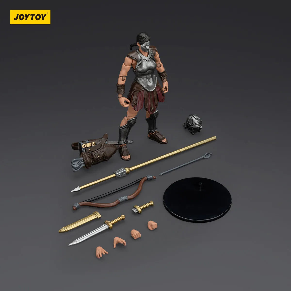 JOYTOY Strife Roman Republic Legionary Light Infantry Bow and Arrow Female Action Figure Doll Model Gift Decoration Collection