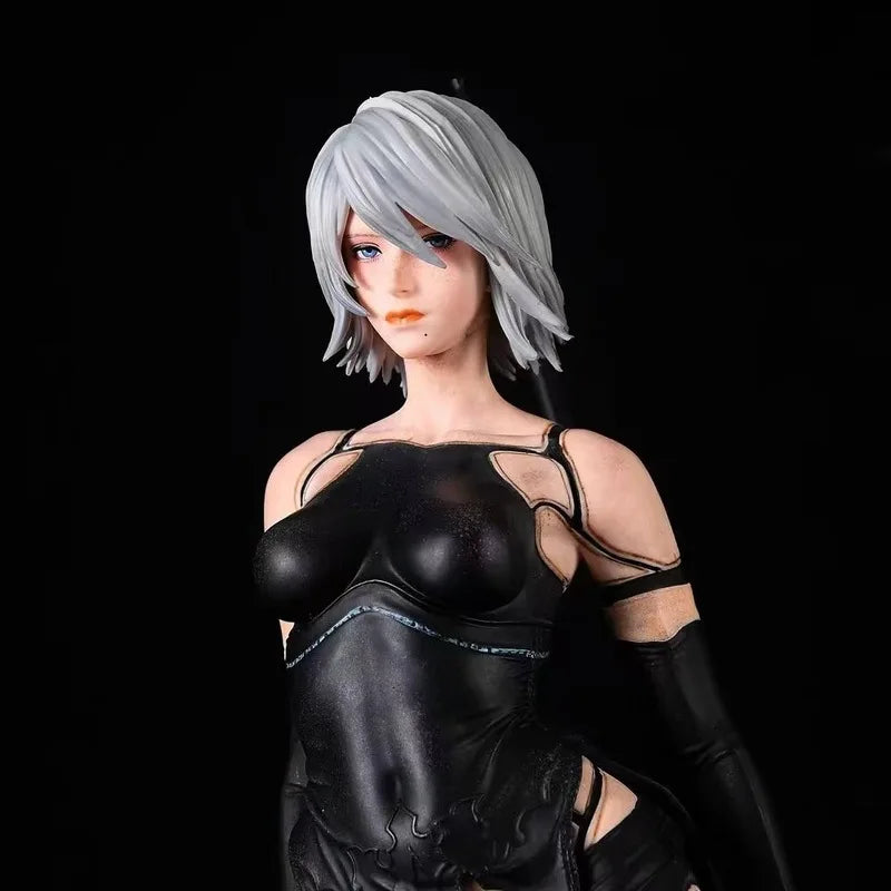 In Stock 48cm Gk 2a 2b Pod 042 Yorha No. 2 Type B Three Heads Anime Figures Pvc Action Figure Toy Game Collectible Model Doll