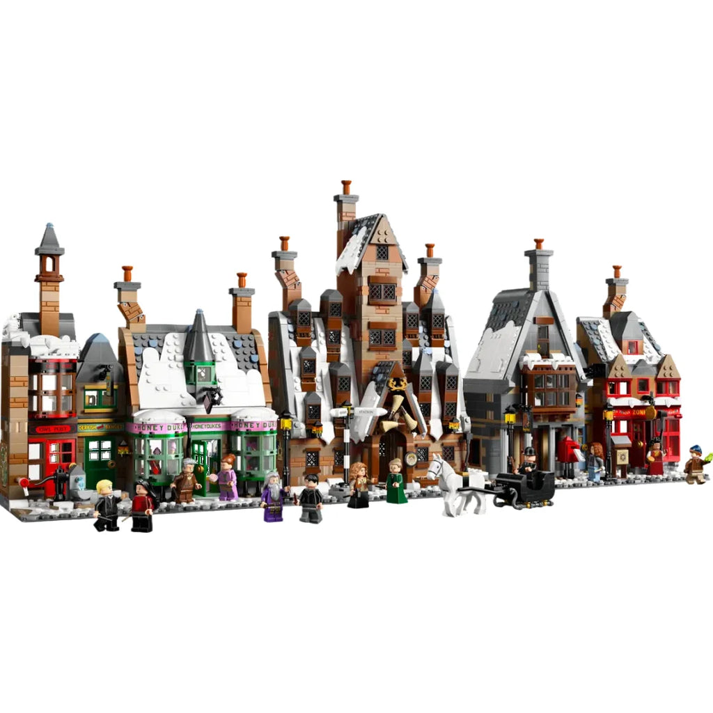 3228pcs Bricks Hogsmeade 76457 Building Blocks Winter Village Street View Model Assemble Toys Movie Children Christmas Gifts