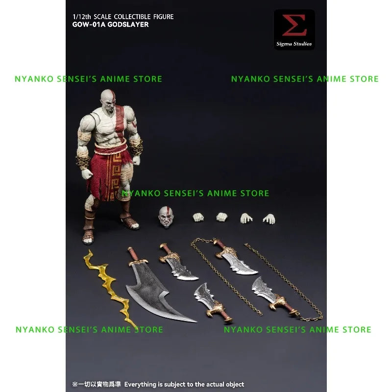 In Stock SIGMA STUDIOS GOW-01A GODSLAYER Li Kui 1/12 Scale Action Figure Anime Models Toy Doll Gift Hobby Collectible