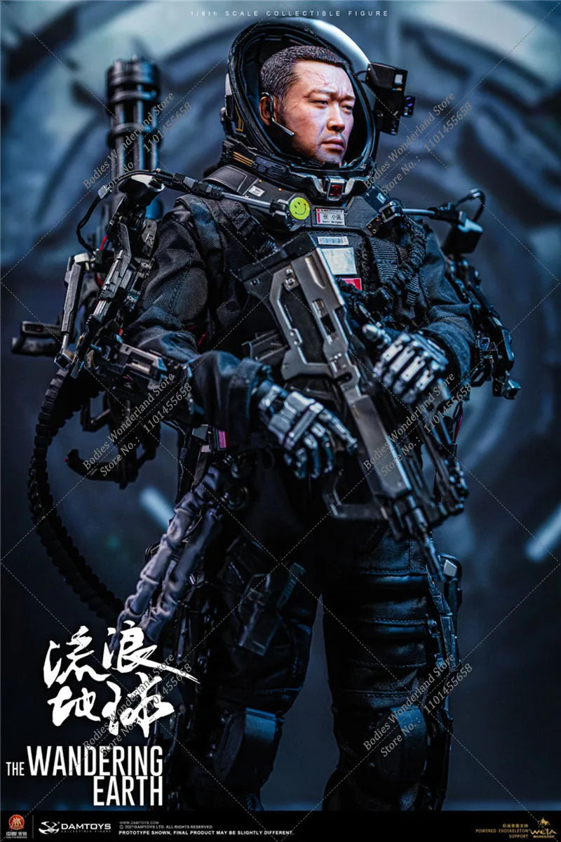 DAMTOYS 1/6 Scale DMS035 The Wandering Earth CN171-11 Rescue Unit Zhang Xiaoqiang Full Set Male Solider Action Figure Model Toys