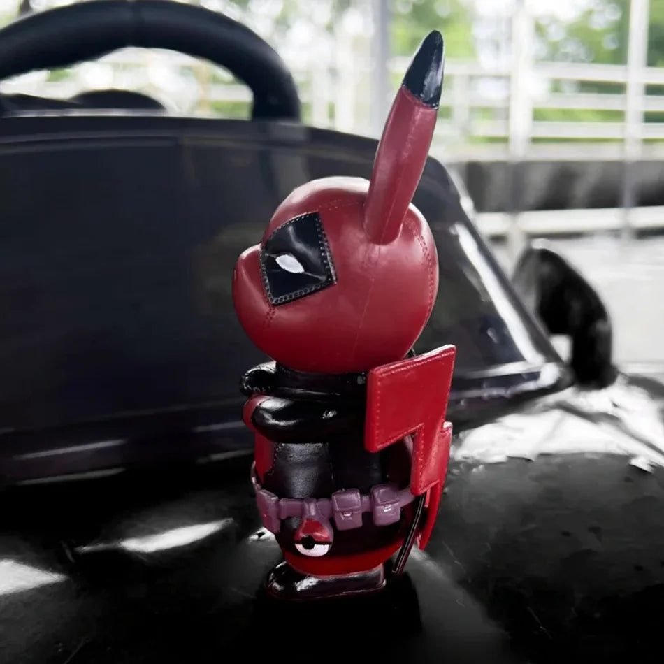 12cm Pokemon Anime Figure PVC Pikachu Cosplay Deadpool Cartoon Action Figures Kawaii Model Collection Ornaments Kids Toys Gift