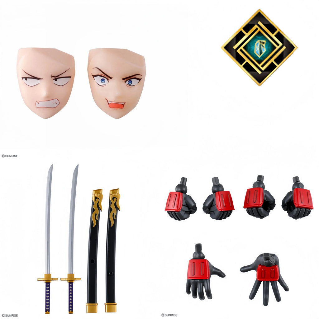 Bandai 30MF Gai of the Heat Anime Yoroi-Shinden Samurai Troopers (Ronin Warriors) Assembly Action Figure Original Model Kit