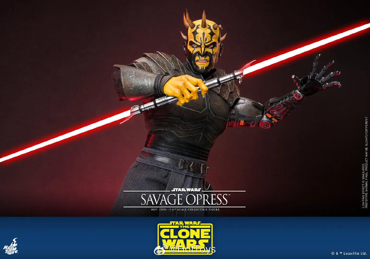 In Stock HotToys TMS136 Star Wars Savage Opress 1/6 Soldier Figure Animation Action Figure Toy Gift Model Collection