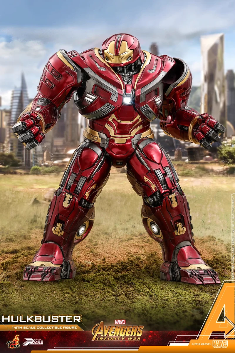 Original HOTTOYS 1/6 PPS005 The Avengers 3 Hulk Buster 2.0 MK44 Action Figure Model Toys 50CM Collection Scene Ornament Gift