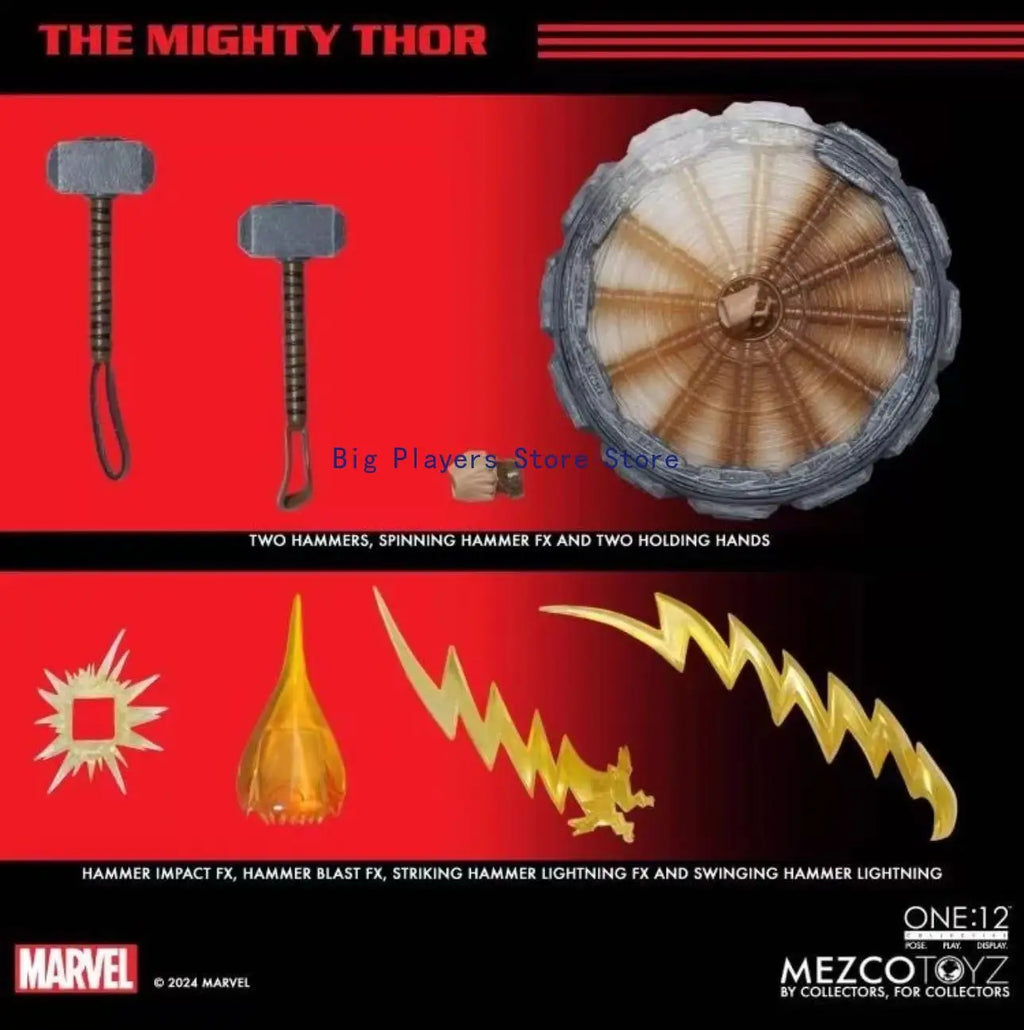 Mezco One:12 Thor Comic Version Avengers 1/12 Action Figure Figure