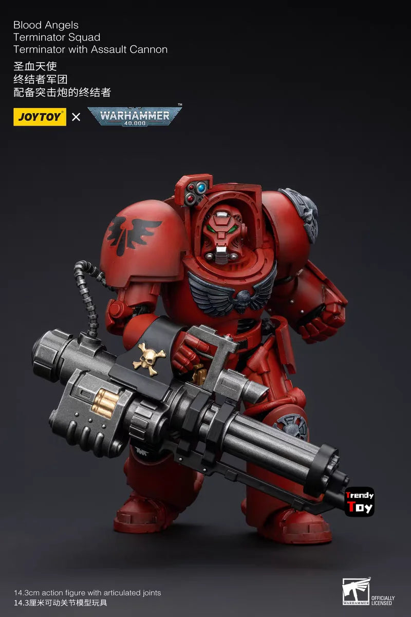 【JOYTOY】Warhammer 40K Blood Angels Terminator Squad 1/18 Action Figure Model Toy