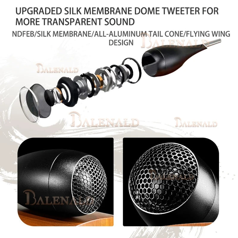 Balenald speaker BA13S high-fidelity 5.5-inch passive bookshelf box fever hifi speaker home high-fidelity audio